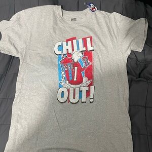 Gray Chill Out Graphic T-Shirt